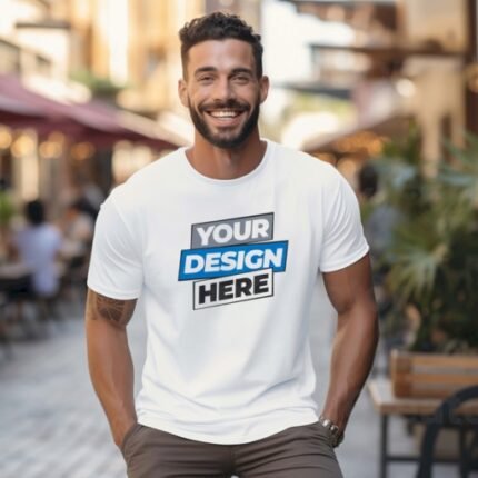 T-Shirt Man mockup
