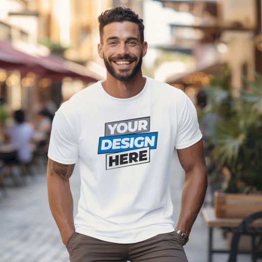 T-Shirt Man mockup