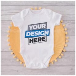 Baby Bodysuit Two mockup