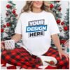 Christmass T-Shirt Female mockup