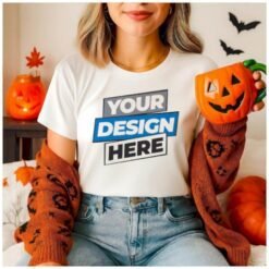 Halloween T-Shirt Female mockup
