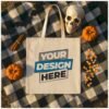 Halloween Tote Bag One mockup