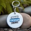 Keyring Round mockup